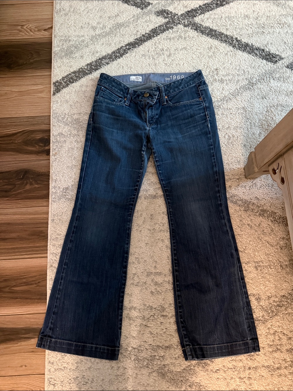 GAP Women's Dark Indigo Flare Jeans